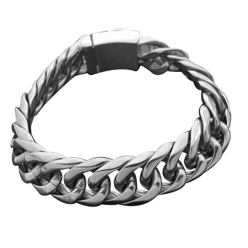 Куба браслет цепочка 22 см мужские ювелирные изделия стальной мужской браслет цепочка браслет 033