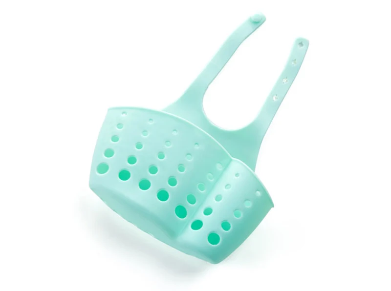 LIYIMENG Sink Shelf Kitchen Sponge Drain Holder Storage Bag Toilet Soap Shelf Organizer Rack Hanging Basket Double Hanging Hag Rack B5