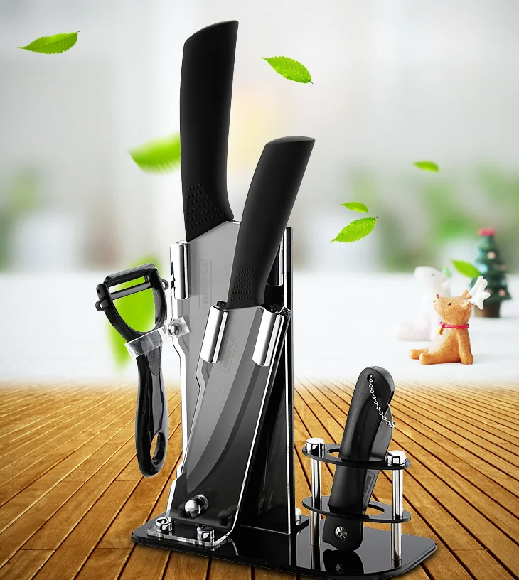 Оптовая продажа изысканный черный нож керамический 6 5 дюйма современный