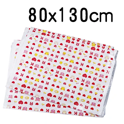 80x130cm Мультяшная печать пленка покрытие тканый Move Courie пластиковый упаковочный пакет водонепроницаемый Ламинирующий чехол одеяло подарок игрушка кукла домашний текстиль - Цвет: 80x130cm
