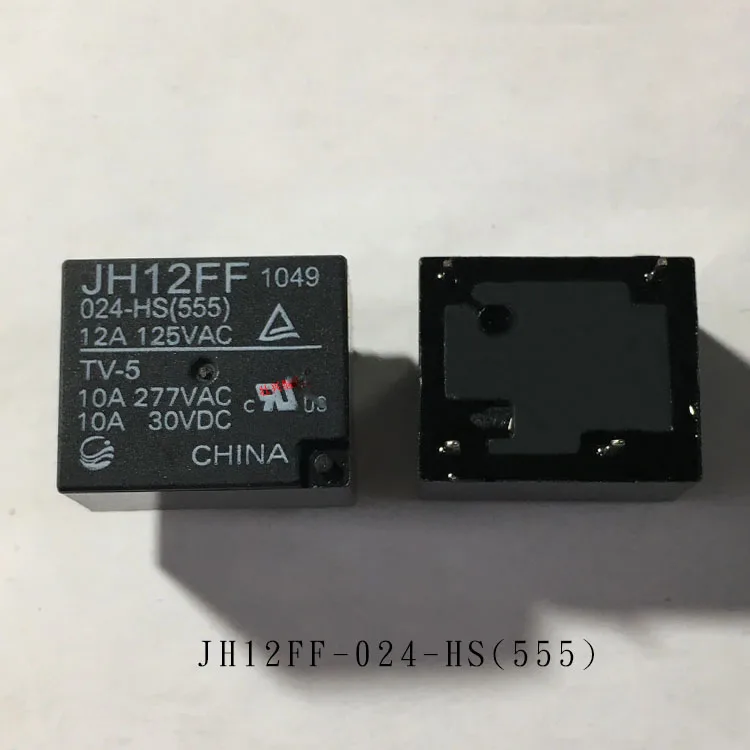 

Новое реле JH12FF 024-HS JH12FF-024-HS 24VDC DC24V 24V 10A 277VAC 4PIN
