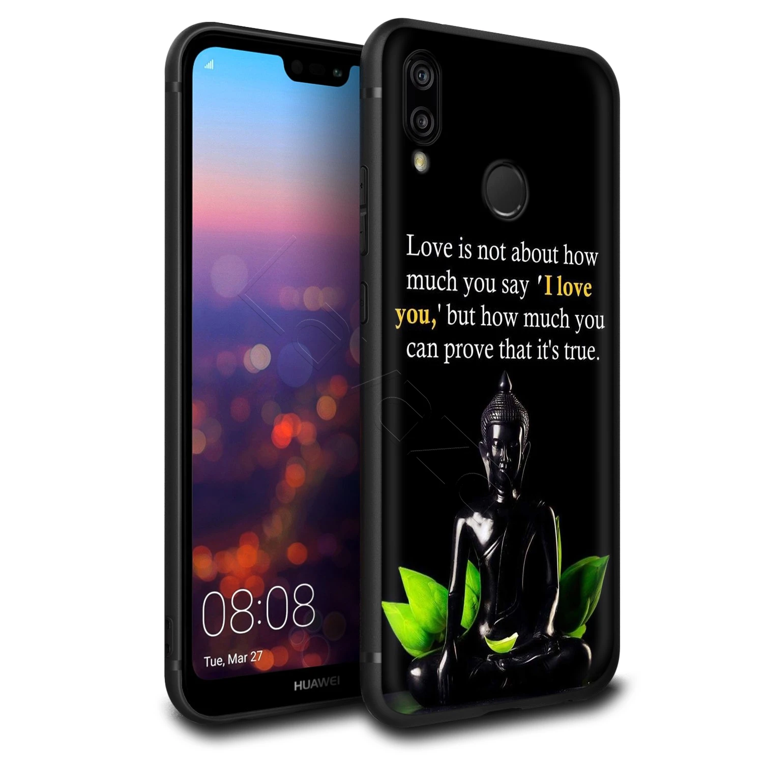 Чехол Lavaza Be Happy Little Buddha для Huawei P30 P20 P10 P9 P8 Mate 20 10 Pro Lite P Smart 2017|Бамперы| |