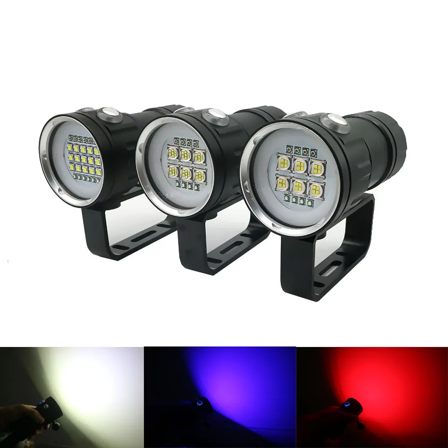 جديد الغوص تحت الماء مصباح 100 m للماء التصوير الفيديو التكتيكية Linterna XHP70/XHP90 كاميرا فيديو LED الشعلة