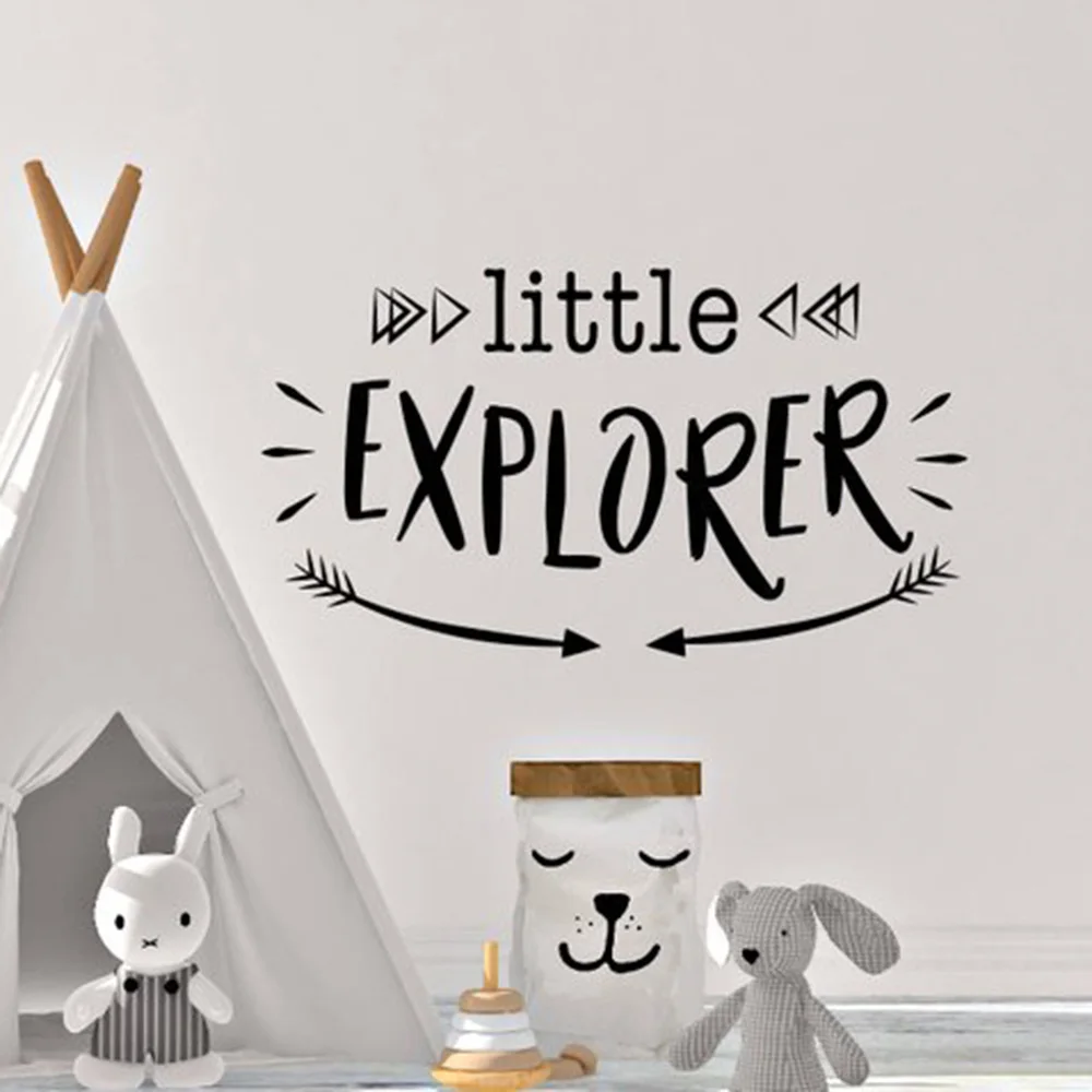 Arrow Wall Decor Little Explorer Wall Decals Woodland Nursery Decor