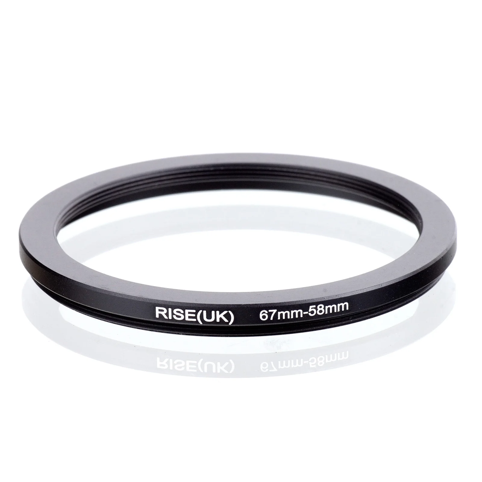 

RISE(UK) Metal 67mm-58mm 67-58 mm 67 to 58 Step down Filter Ring Adapter Black