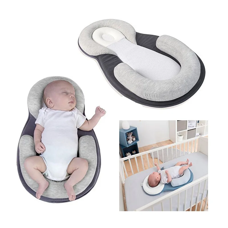 

Newborn Baby Sleep Protector Pillow Infant Sleep Positioner Mattress Anti Roll Bed Cushion Newborn Posing Mattress U Bed Pad