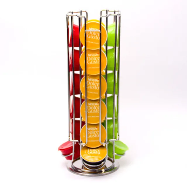 Special Price 2018 Hot Coffee Pod Rack Practical Coffee Capsule Storage Box Chromeplate Rotating Coffee Capsule Container For 24 Pcs Capsule Special Price 2018 Hot Coffee Pod Rack Practical Coffee Capsule Storage Box Chromeplate Rotating Coffee Capsule Container For 24 Pcs Capsule