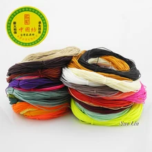 0,8 мм нейлоновый шнур нить китайский узел макраме шнур браслет плетеный шнур DIY кисточки вышивка бисером нить-20 м