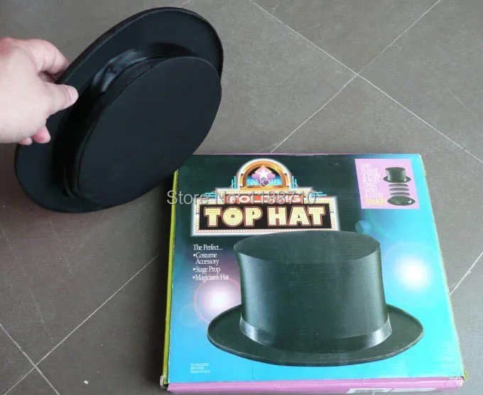 

Folding Top Hat-Black - Magic Trick, Gimmick, Props
