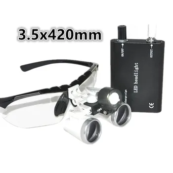 

New Design Black 3.5 X Dental Surgical Binocular Loupes Dentist 420mm Best Sale