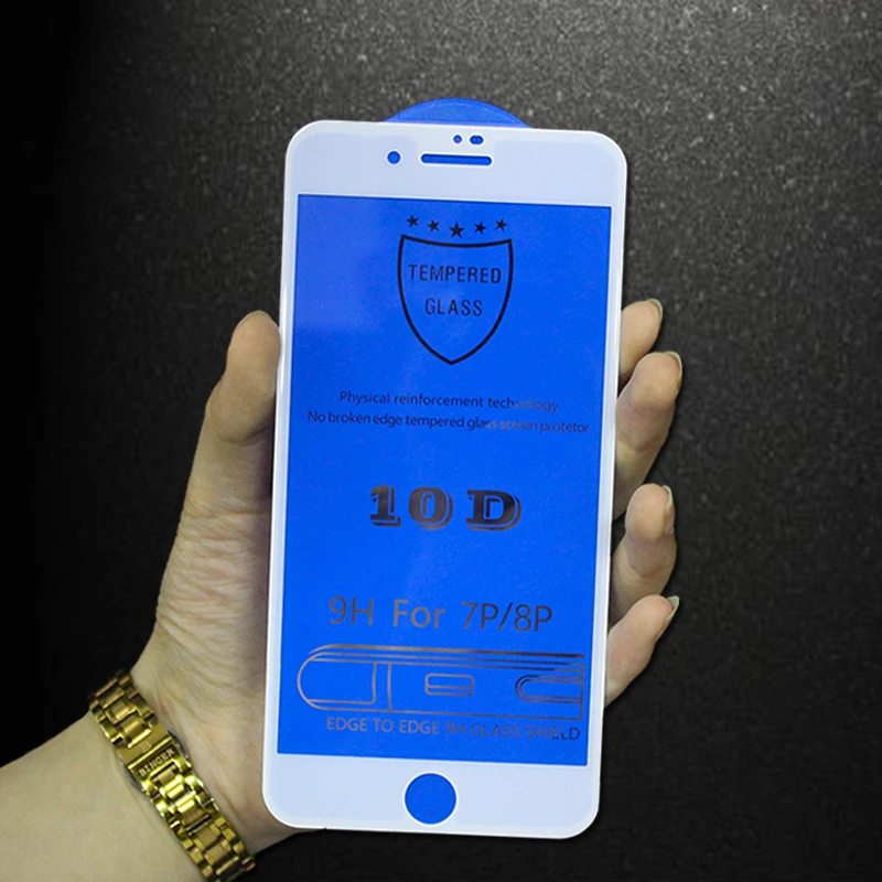For iPhone XS MAS 10D Curved Edge Tempered Glass for iPhone XR XS X 8 plus full Screen Protector Film for iPhone 7 6 6s X plus (4)