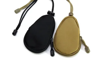 

DHL 100pcs Mini Tactical Small Bag Money Bag Key Pouch Purse Bag Nylon with Drawstring storage bag