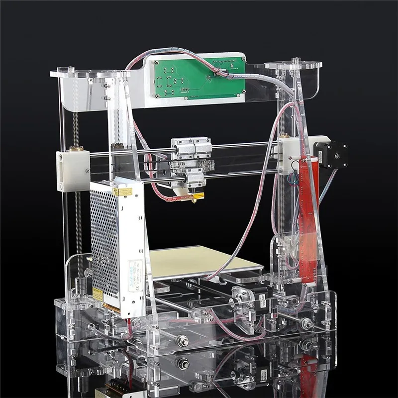 Latest Technology Tabletop Machine Precision Reprap Prusa i3 DIY imprimante 3d impresora 3D Printer kit with 1 Rolls Filament