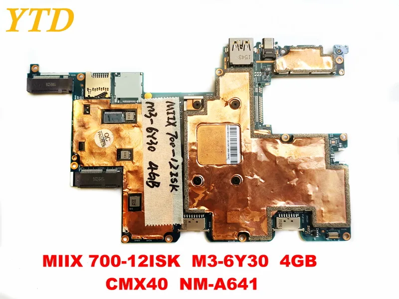  Original for LENOVO MIIX 700-12ISK laptop motherboard MIIX 700-12ISK M3-6Y30 4GB CMX40 NM-A641 test
