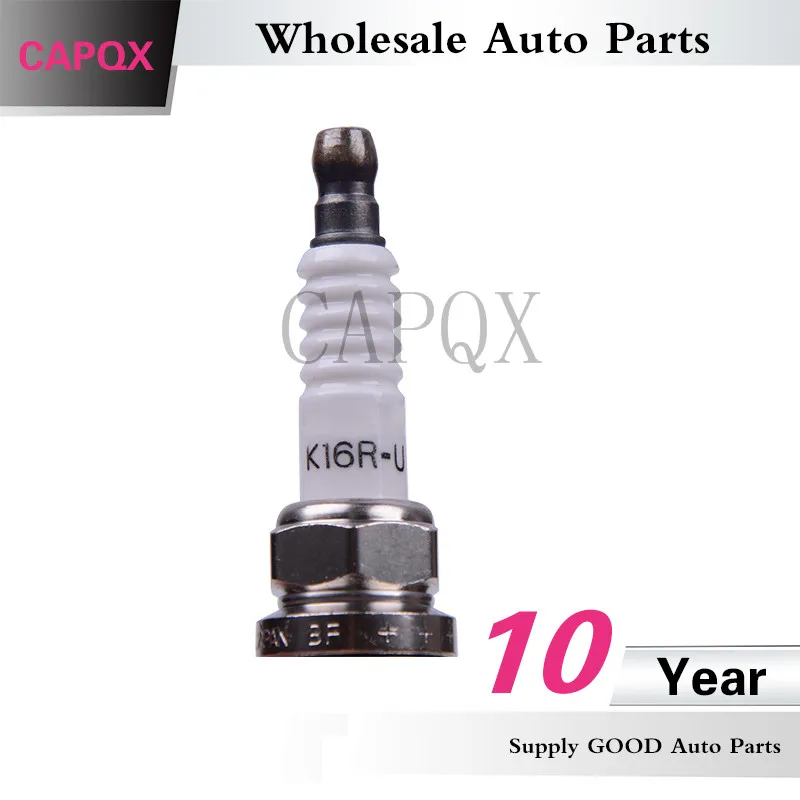 CAPQX 4 шт. иридиевая Свеча зажигания 90919-01176 K16R-U для YARIS, эхо, VIOS, COROLLA, PREVIA, HILUX, 4runner, LAND CRUISER, PRADO