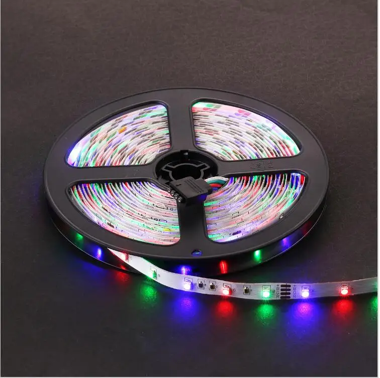 Светодиодная лента LEDACE гибкая светодиодная RGB 3528SMD 5 м 12 в пост. Тока блок питания