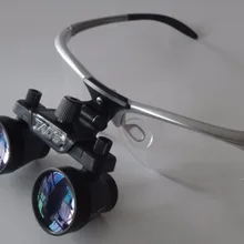 Тао 2.5X зубные Лупа лупы бинокль Galileo Увеличительные стекла объектив Очки Лупа с головным светильником LED