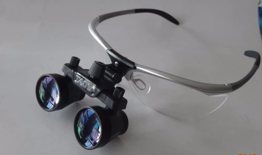 TAO'S 2 5x зубная Лупа Loupes бинокль Galileo лупы линзы очки лупа светодиодный