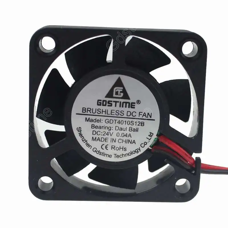 

5 Piece Gdstime Smart Fan 24V 40x40x10mm 4cm Ball Bearing Small DC Cooling Fan 40mm x 10mm 4010 PC Case Cooler High Qulity