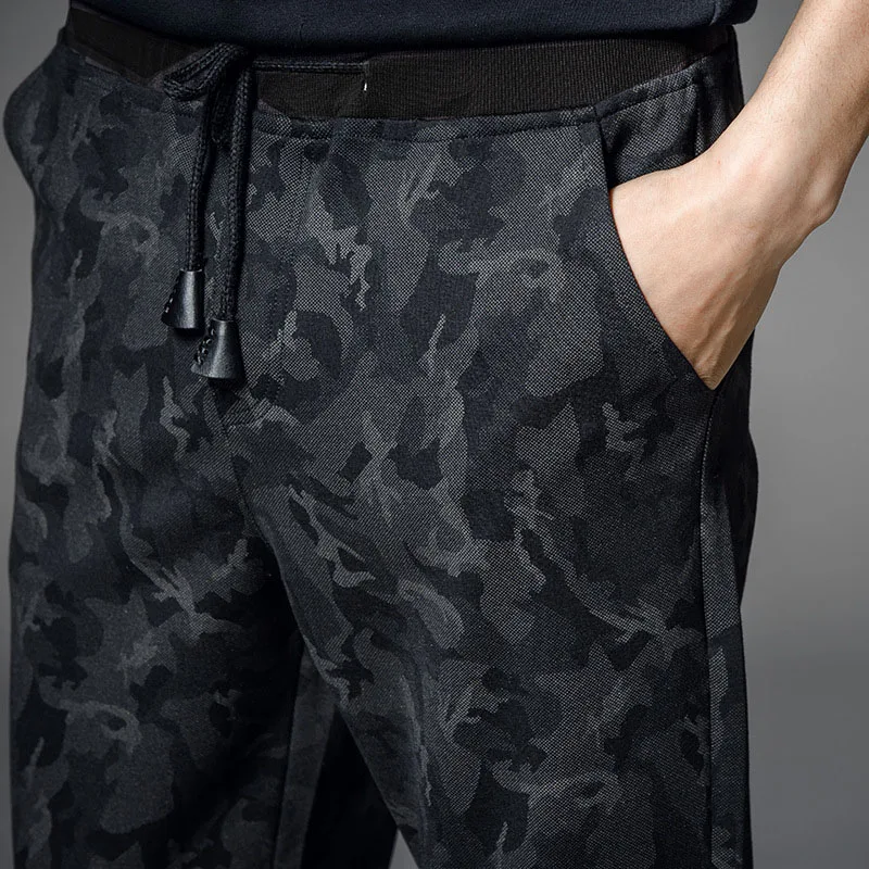 FALIZA 2019 Spring Mens Joggers Pants Camo Joggers Men's Trousers Camouflage Jogger Track Pants Mens Streetwear Sweatpants PA13