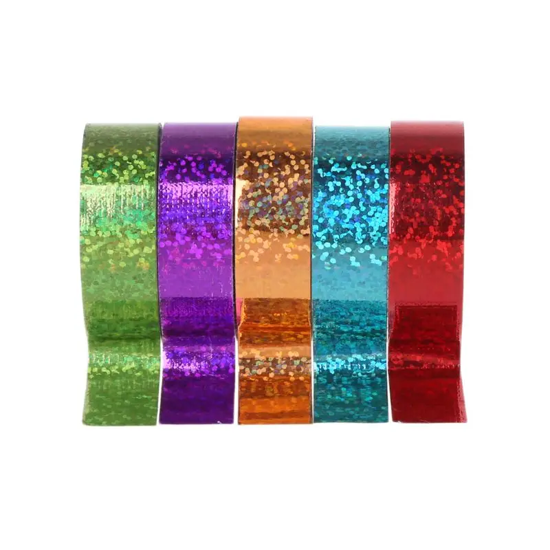 

Rhythmic Gymnastics Decoration Holographic Glitter Tape Ring Stick Accessory