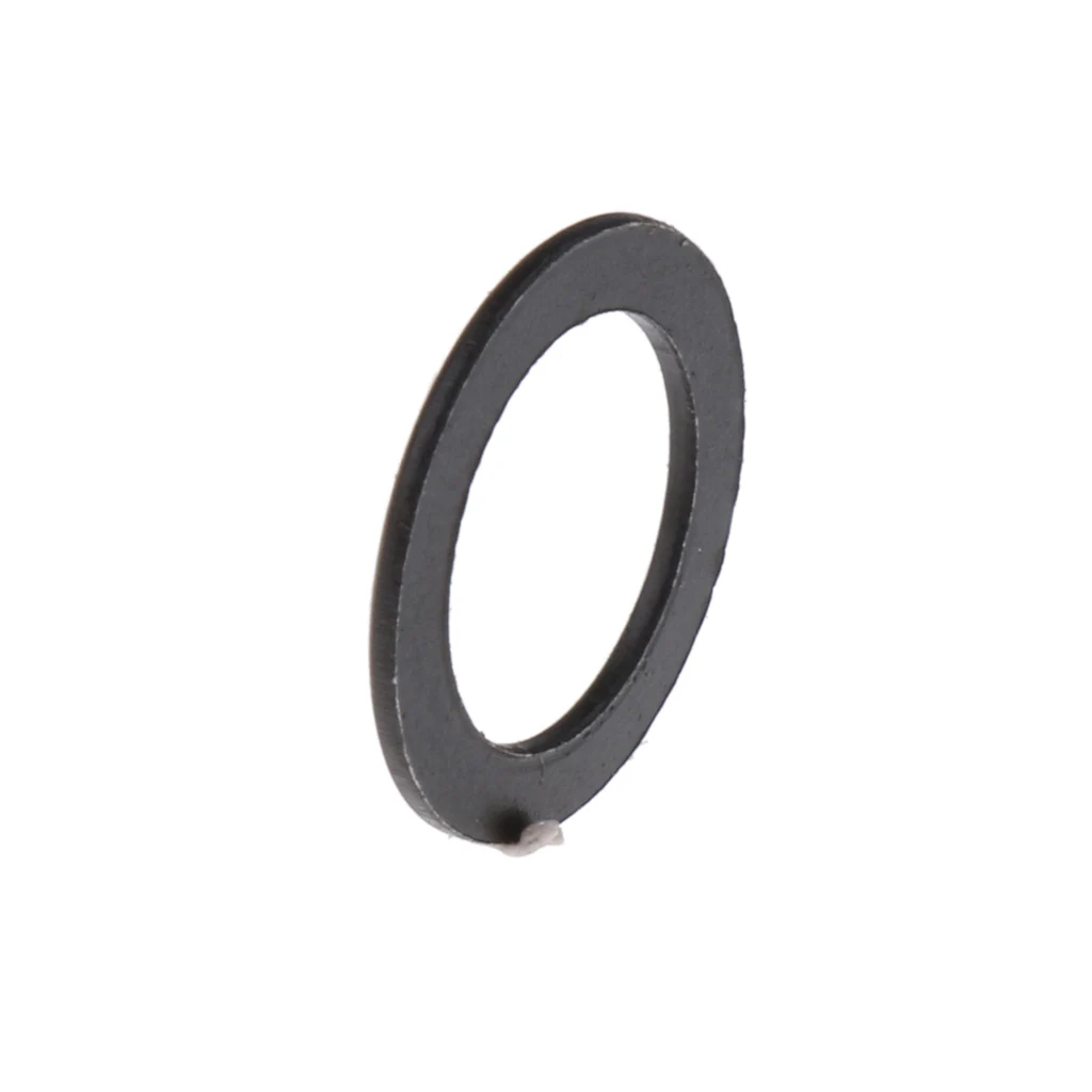 Pack of 10pcs Black Longboard Truck Axle Speed Washer Skateboard Parts 10mm for Skateboarding