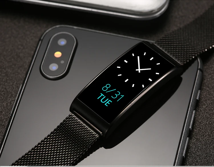 Microwear X3 IP68 Водонепроницаемый Смарт Браслет для измерения кровяного давления измерение смарт-Браслет фитнес-трекер группа часы Android iOS