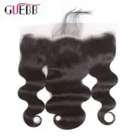 Abdo Body Wave Lace Frontal Human Hair Closure Brazilian Non Remy 100% Human Hair 13X4 Lace Frontal Closure Three/Free/Middle