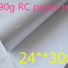 2"* 30 м Премиум 190 г водонепроницаемый rc glossy photo рулона бумаги