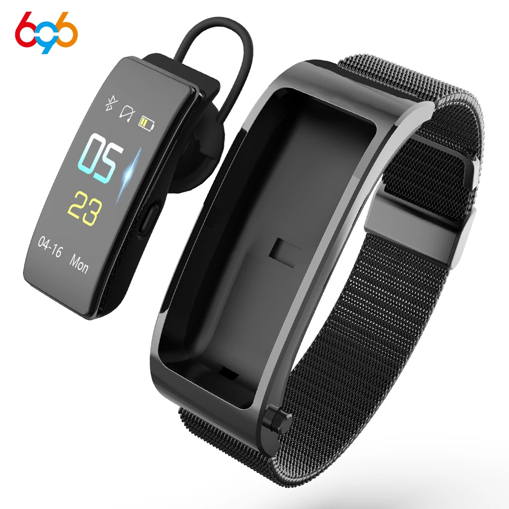 696 Y5 Answer Call Wristwatch Bluetooth 5.0 Phone Smart Bracelet Earphone Heart Rate Blood Pressure Oxygen Sleep Monitoring