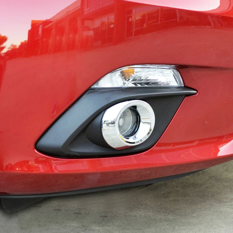 Хромированная противотуманная фара для хэтчбека Mazda 3 Axela BM 2014 2015 2016 накладка на