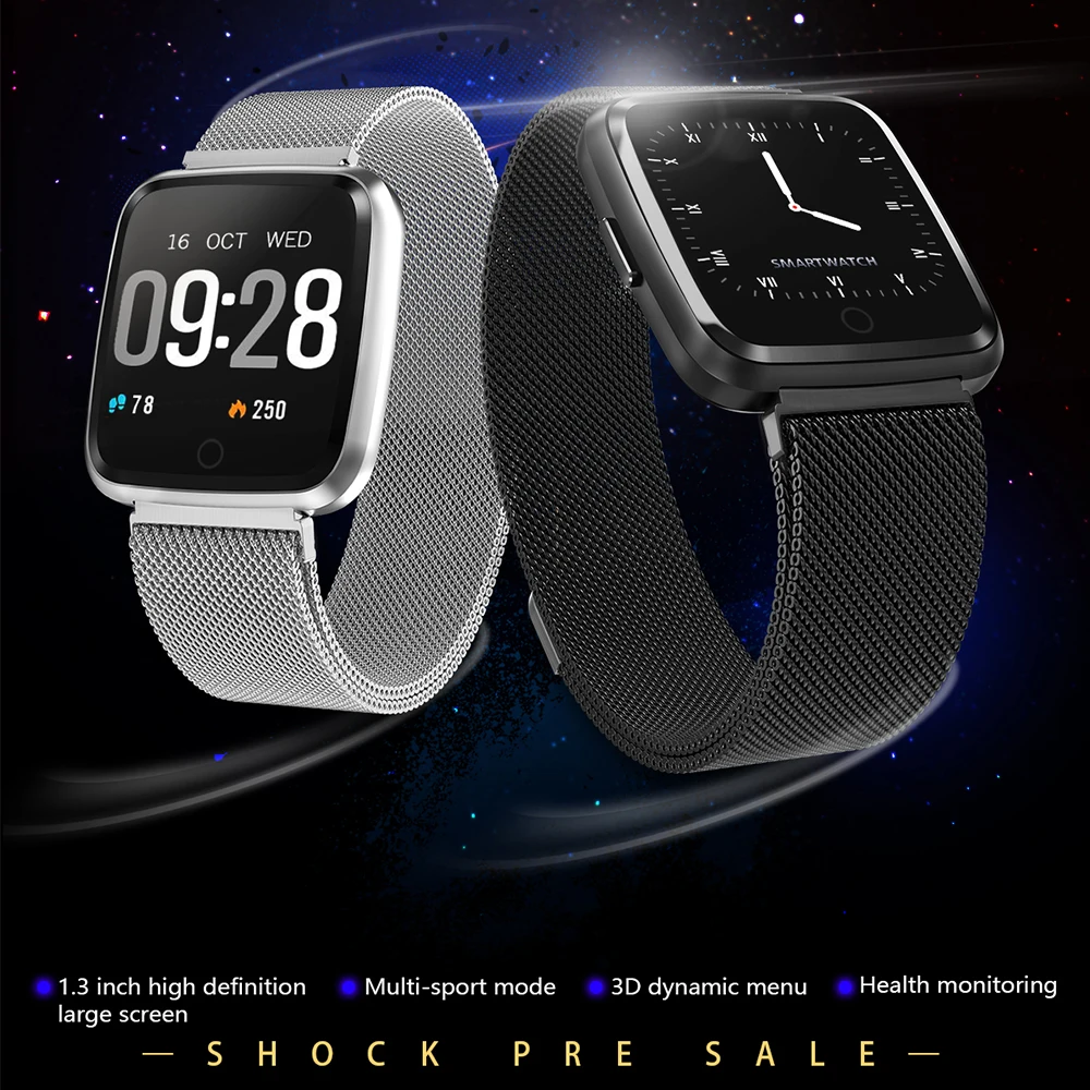 

Timethinker Y7 Smart Watch Men Reloj Blood Pressure Heart Rate Monitor Fitness Tracker Sports Smartwatch for Samsung S10 S10e