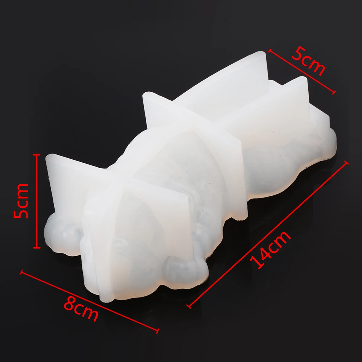 New White 3D Dog Puppy Shape Silicone Mold Mousse Cake Fondant Tool Chocolate Jelly Mold Kitchen Baking Mould Decoration