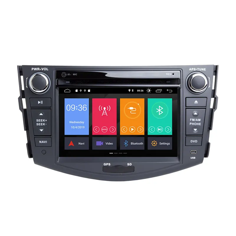 Sale Autoradio 2 Din Android Car Stereo DVD Player For TOYOTA/RAV4/RAV 4 2006-2011 Automotivo Multimedia player GPS Navi DAB DSP OBD 1