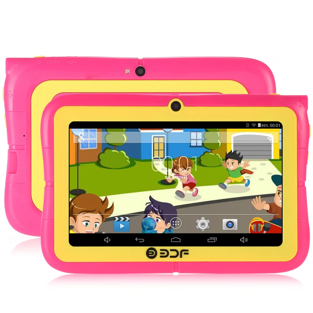 

New Size 7 Inch Children Tablet PC Education Android 512MB 8GB Quad core Nice Design Learning entertainment tablet Pc