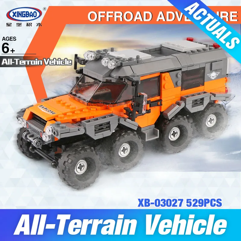 

XingBao 03027 The All Terrain Vehicle Set Car Series Building Blocks Self-Locking Bricks Toys Educational DIY Boy's Gifts Model