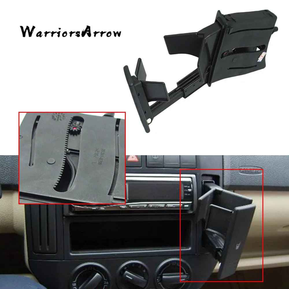 WarriorsArrow черный подстаканник панели подстаканник для VW Polo 9N 2002 2003 2004 2005 2006 2007 2008 2009 2010 6Q0858602E