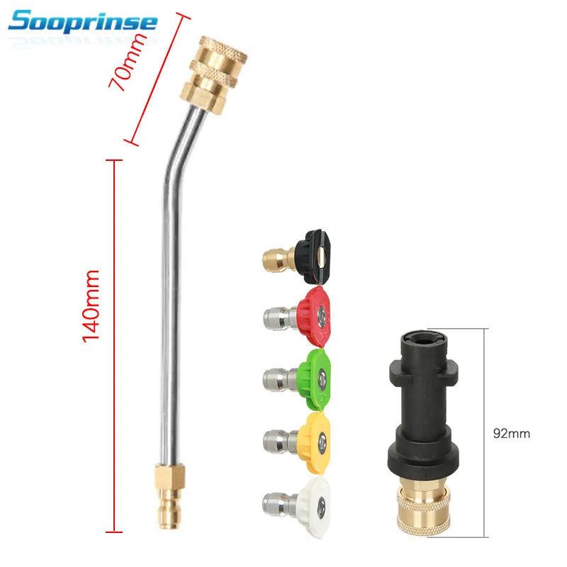 Lavadora de Alta Lavagem do Carro Líquido de Limpeza Calha de Fixação para Lance e wand Connect para Karcher Acessórios do Carro Auto Pressão da da 1 e 4 Quick k 7 Auto lavagem de carro alta pressão arruela calha limpeza acessório para lancevarinha 14 conexão rápida