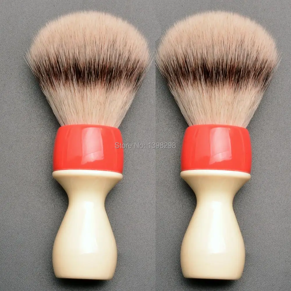 CSB Not-Badger vegan shave brush with resin handle imitation silvertip badger shaving brush