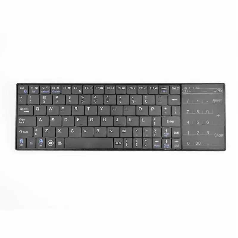 

Universal Ultra Slim Wireless Bluetooth Touch Keyboard Touchpad 83 Keys Keyboard for Tablet Desktop PC High Quality Keyboard