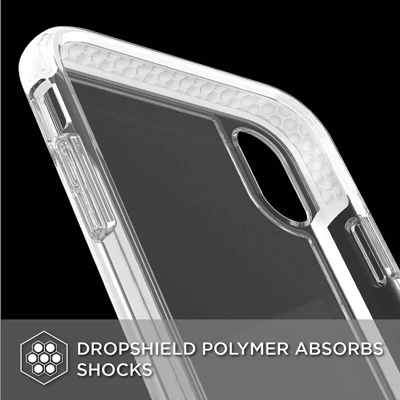 X Doria Defense Прозрачный чехол для телефона iPhone XR XS Max военный класс протестированный