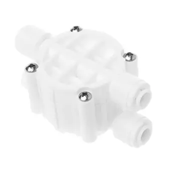 

4 Way 1/4 Port Auto Shut Off Valve For RO Reverse Osmosis Water Filter System