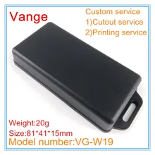 10 шт./лот экструдированный литьевой корпус IP54 настенный ABS пластик распределительная коробка инструмент Корпус для модуля устройства 81*41*15 мм