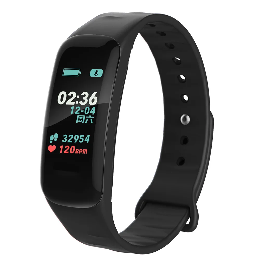 1 F602 Colorful Fitness Tracker Smart Bracelet Activity Tracker Smart Band with Heart Rate Sleep Monitor Pedometer Blood Pressure