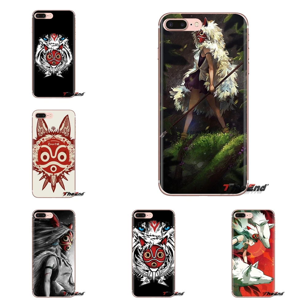 Принцесса mononoke маска No Los Miyazaki мягкие чехлы из ТПУ для Samsung Galaxy S3 S4 S5 Mini S6 S7 Edge S8 S9 S10