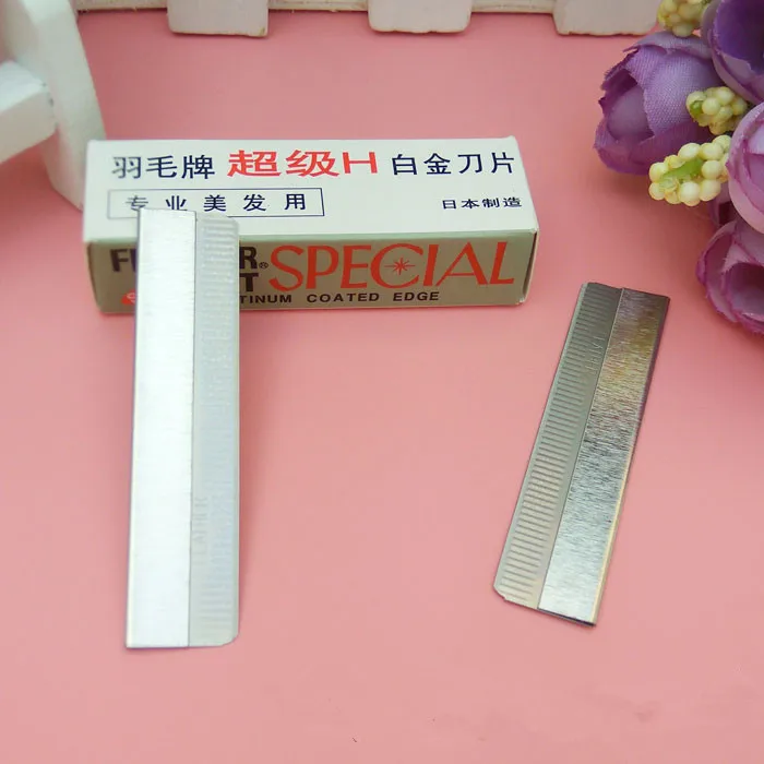 10 шт./лот лезвие супер легкая глина инструмент красота защита для винта нож для чистки бровей лезвие макияж лезвия японское качество