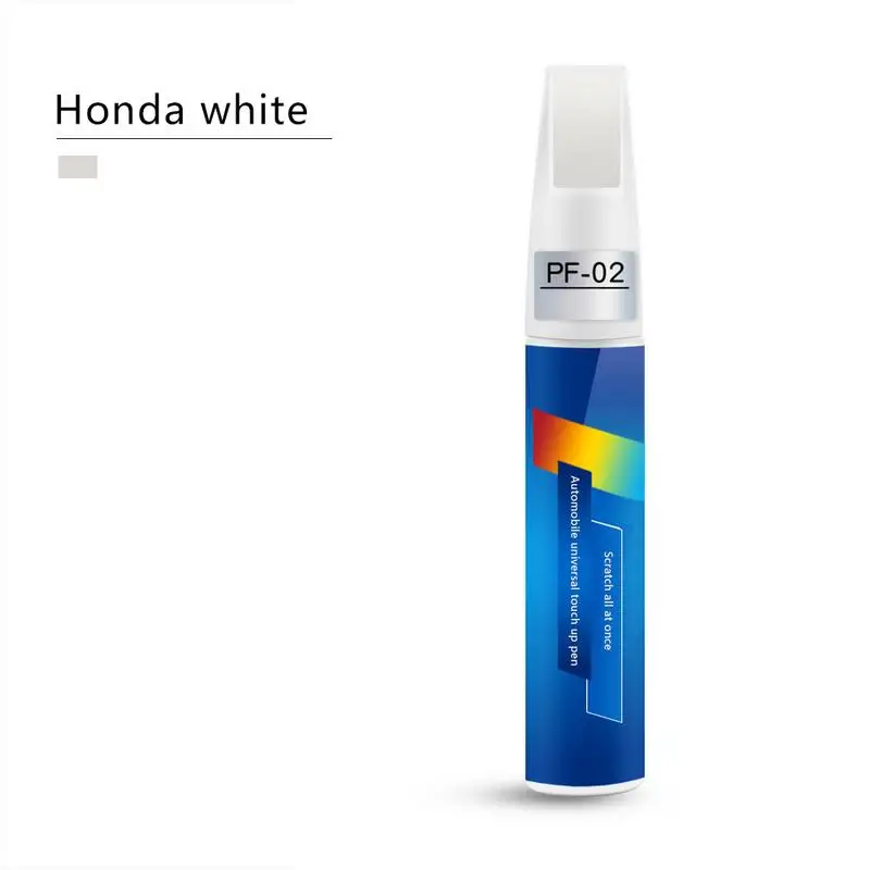 Авторучка для ремонта автомобиля, поцарапина, ремонт краски, удаление царапин, покраска автомобиля, ручка для ремонта царапин и чипов - Цвет: for Honda white