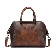 Женские сумки-мессенджеры через плечо, Сумки из натуральной кожи, цветные винтажные женские сумки-тоут, сумки через плечо с ручками сверху