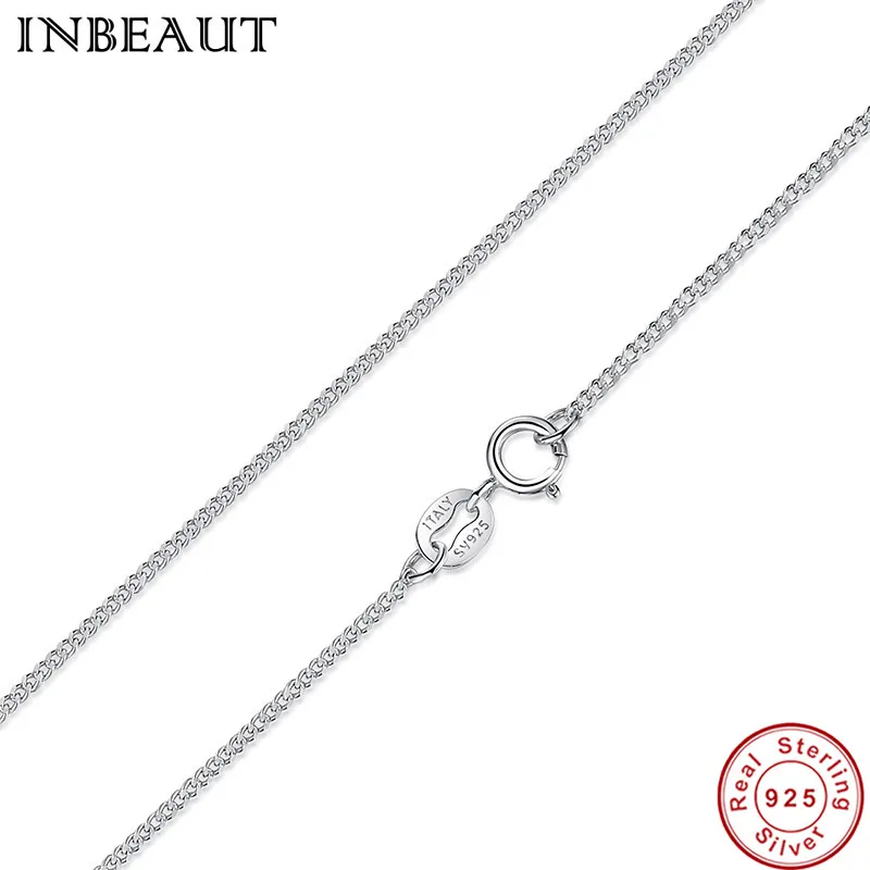 

INBEAUT Women Anniversary Gift Necklaces&Pendants 925 Sterling Silver Pop Girl Necklace Women New Arrival Silver Neck Chain
