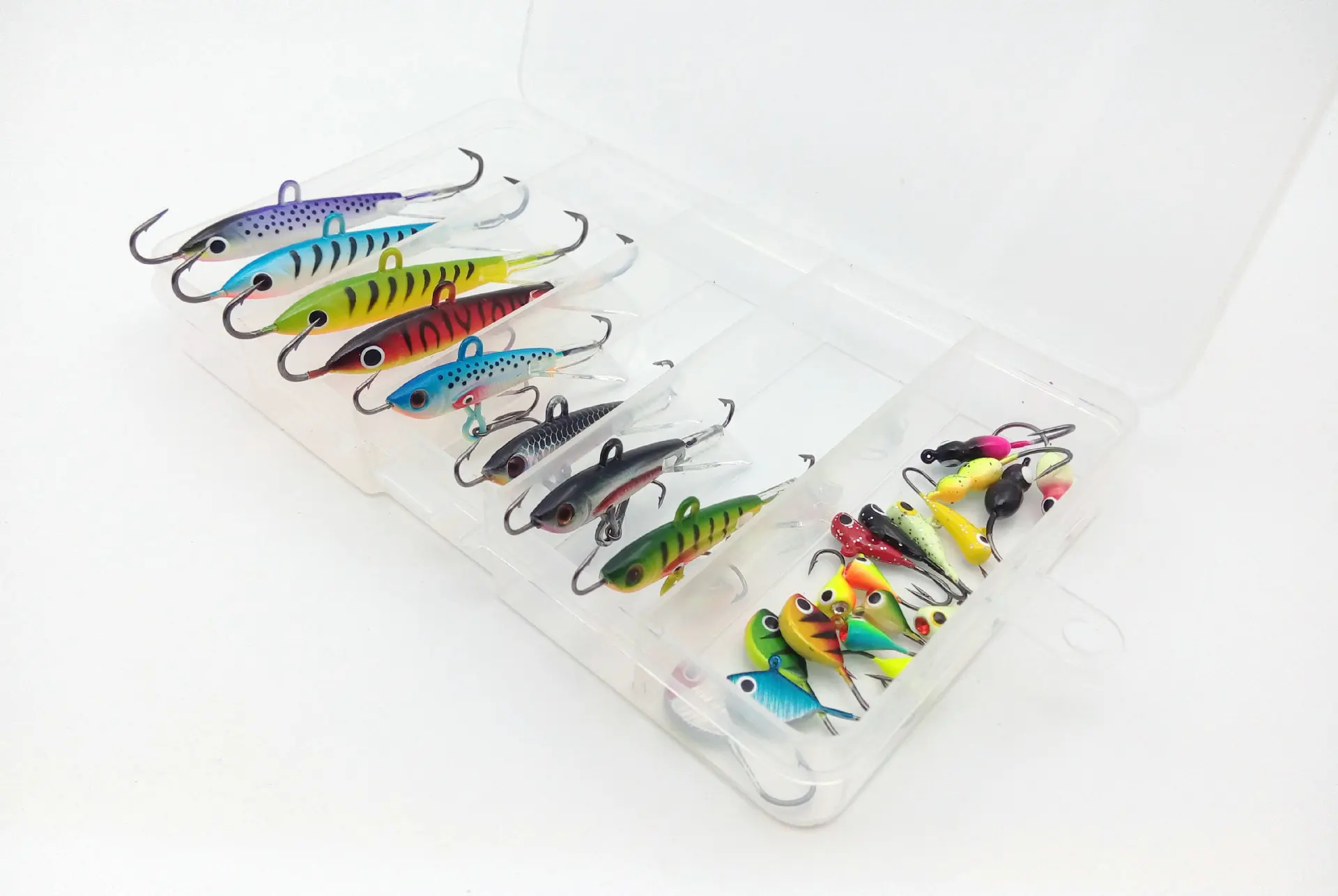 26pcs/lot Ice Lures Northland Mormyshka Clam Blade Jigs Moonska Similar
